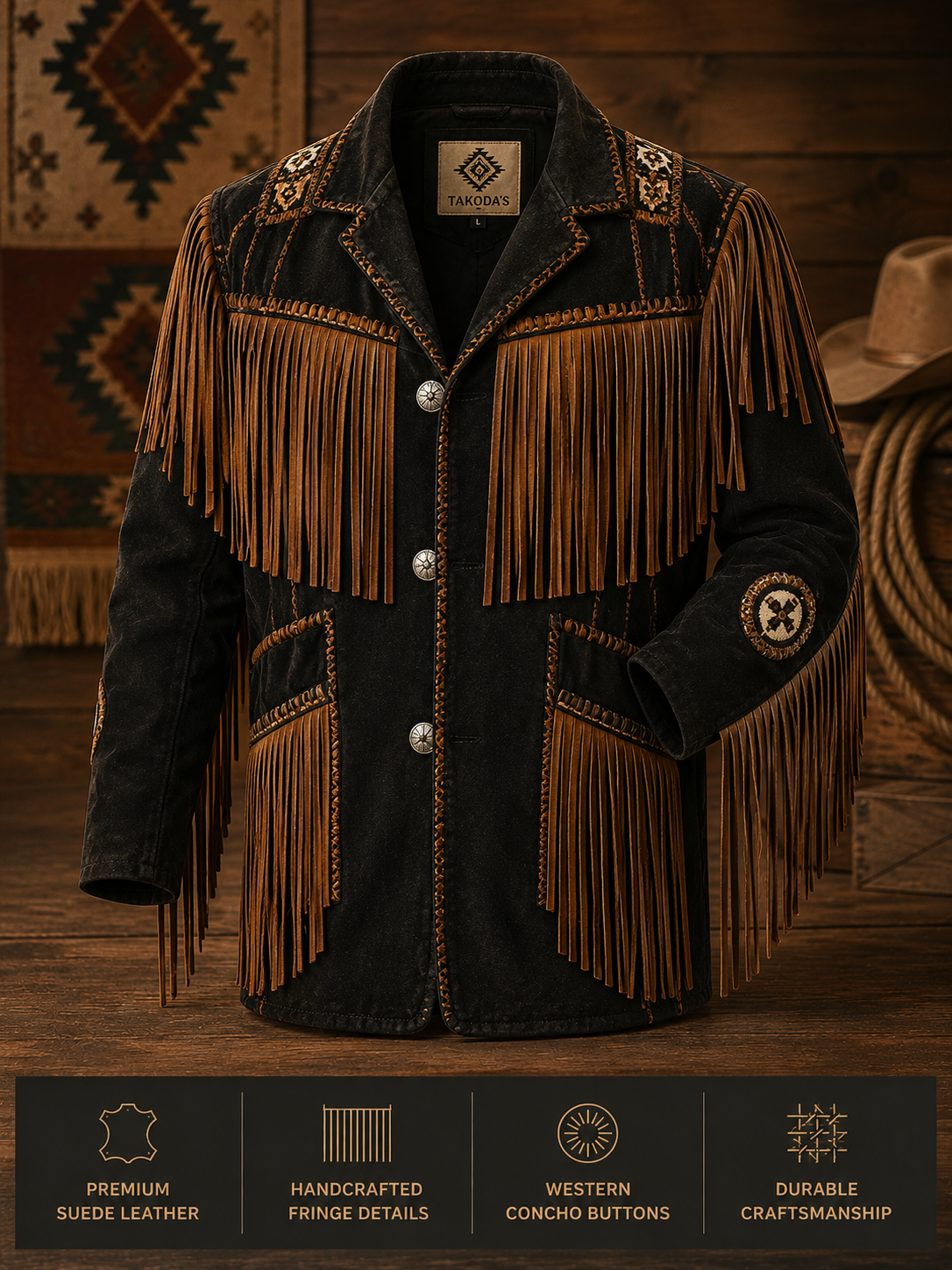 Takodas Handmade Leather jacket